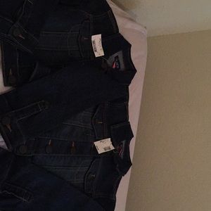 2 jean jackets for girls size 5/6.
